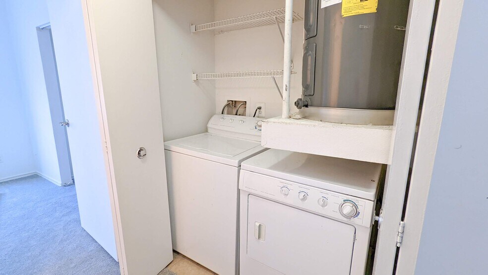 Laundry in unit - Washer and Dryer - 9901 Boysenberry Way