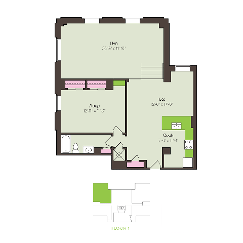 Floorplan - The Brownhardt