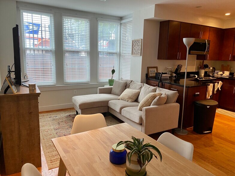 Family room and kitchen - 2910 Georgia Ave NW