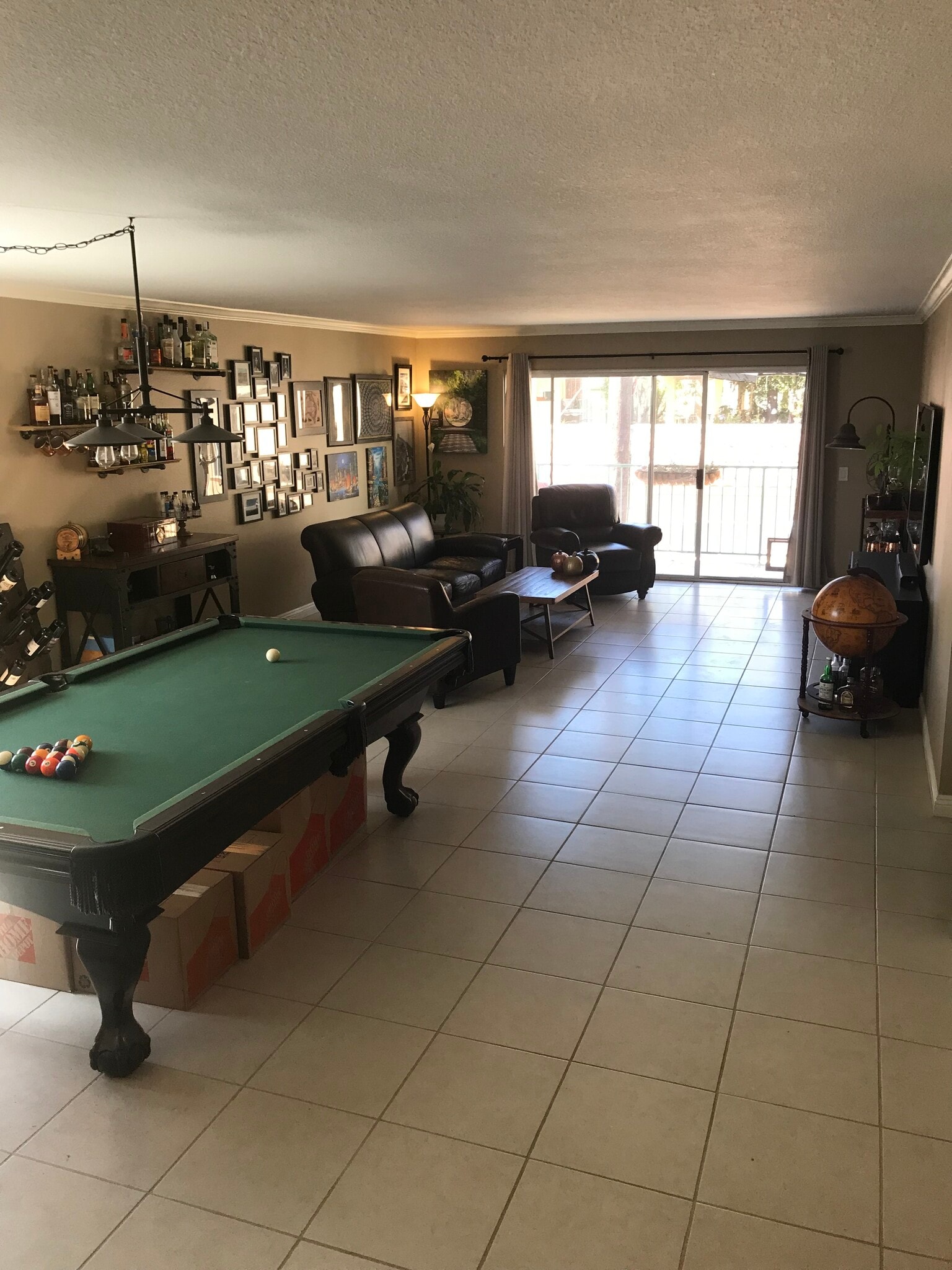 The dining room and living room - 1335 Newport Ave
