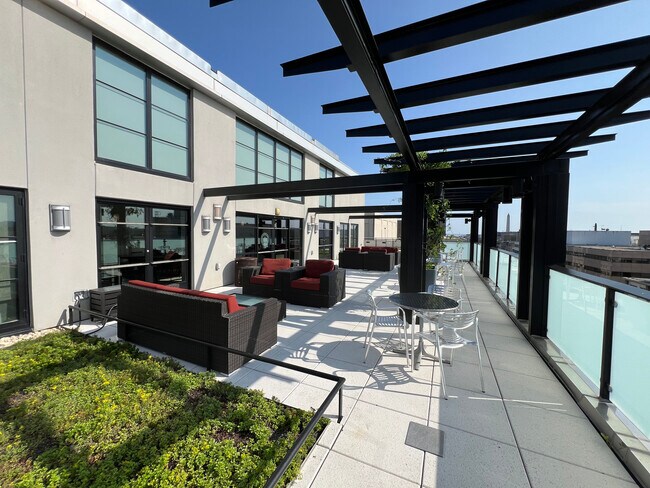 Rooftop deck and lounge area - 1133 14th St NW