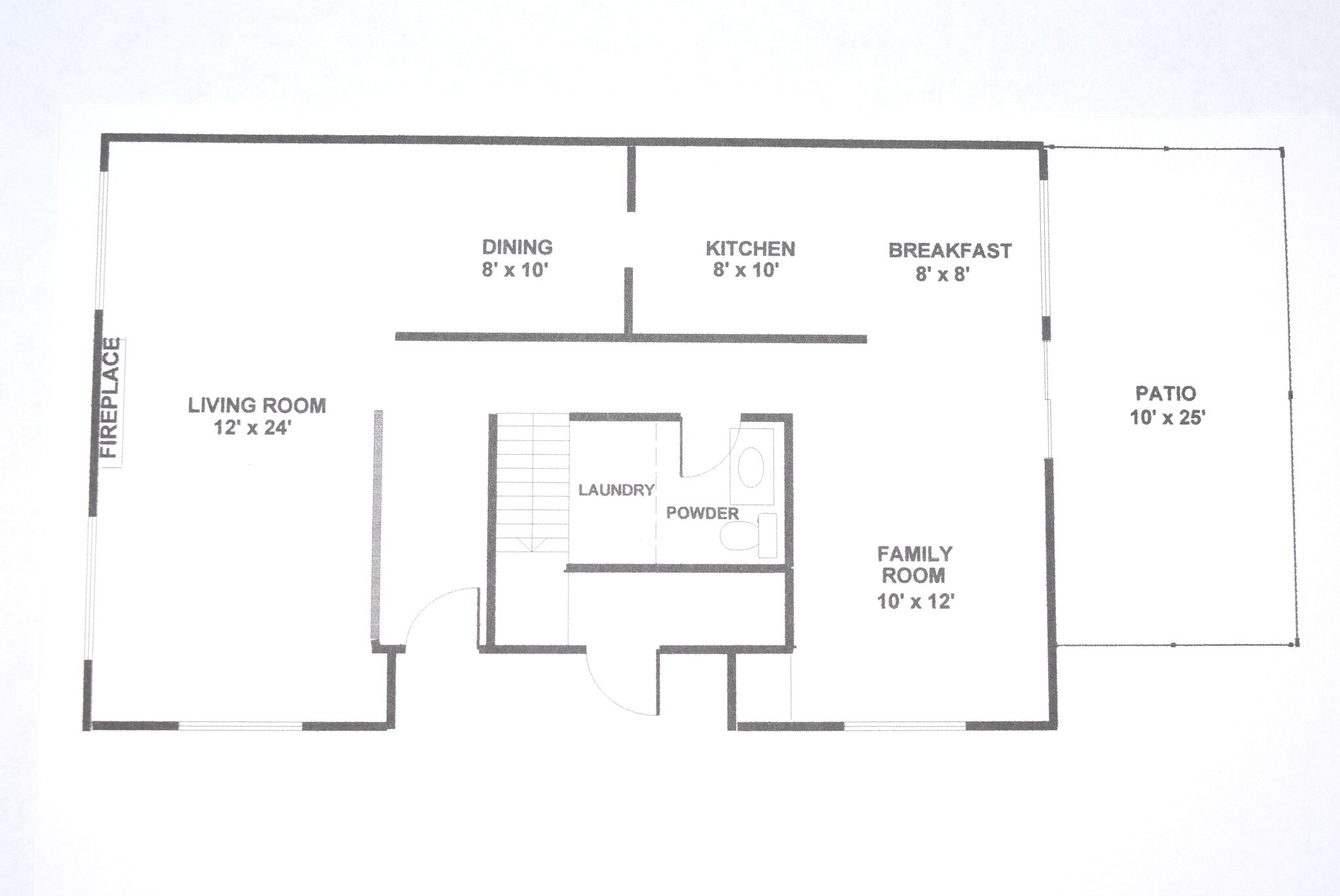 1ST FLOOR PLAN - 16042 Waikiki Ln