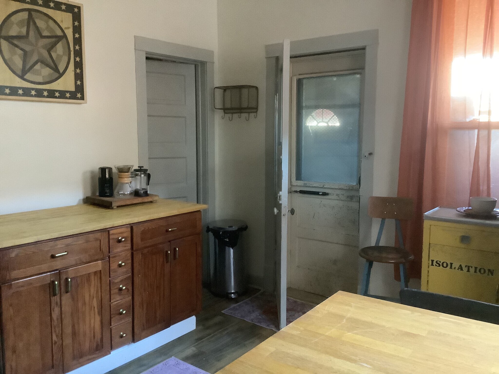 Kitchen to back porch and Pantry - 1913 N Kimball Ave