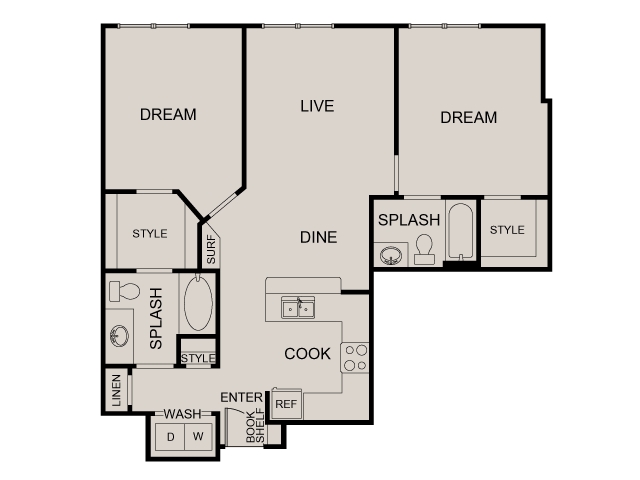 Floorplan - 7166 at Belmar