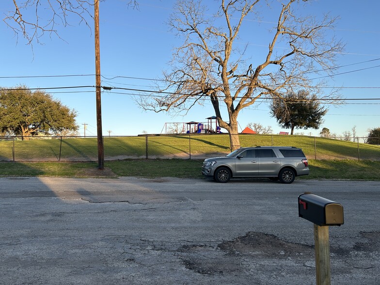 view of OBP/OBI from the front porch - 314 S Tesch St