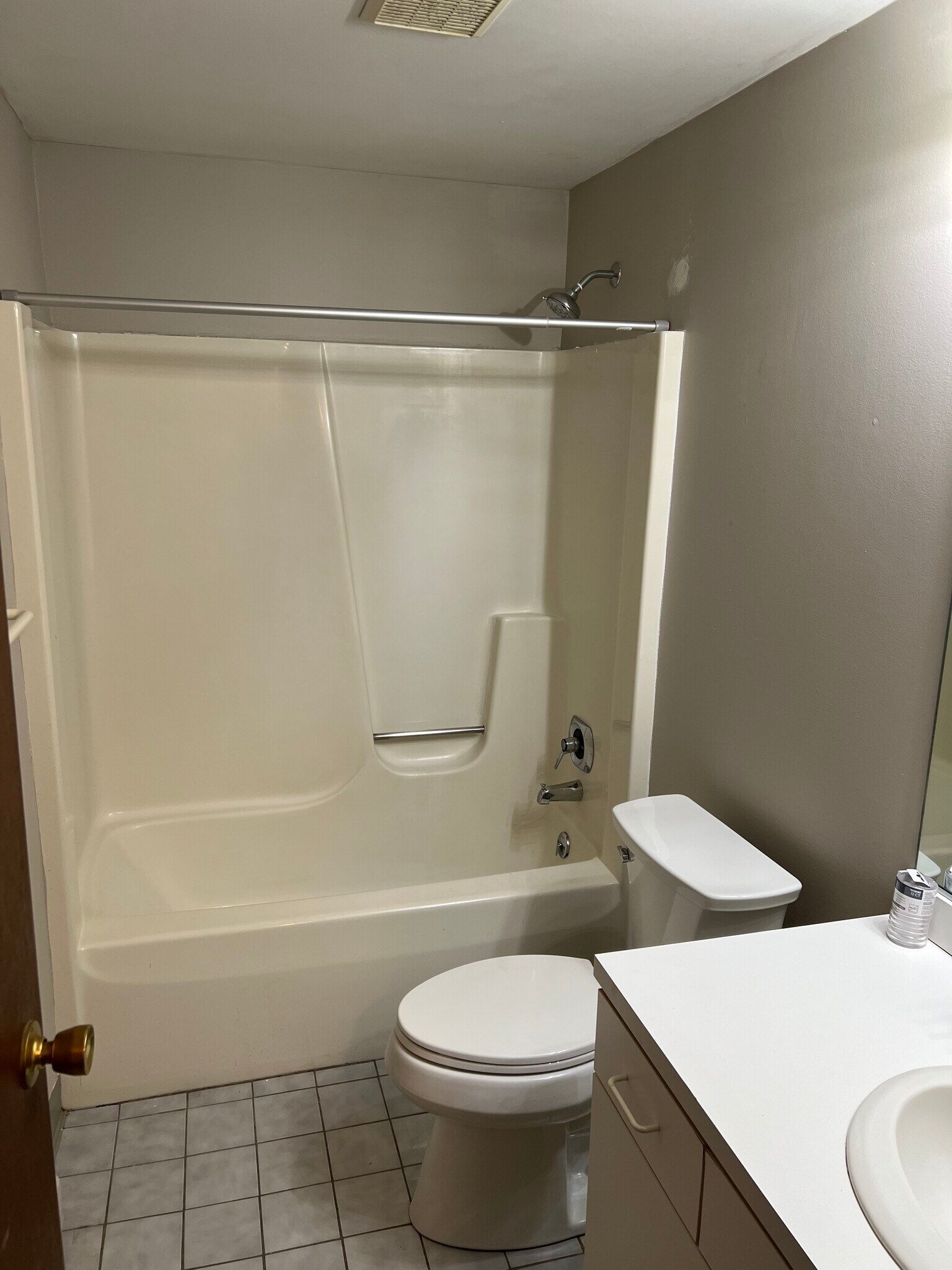 Bathroom. New highboy toilet. - 3890 Ridge Lea Rd