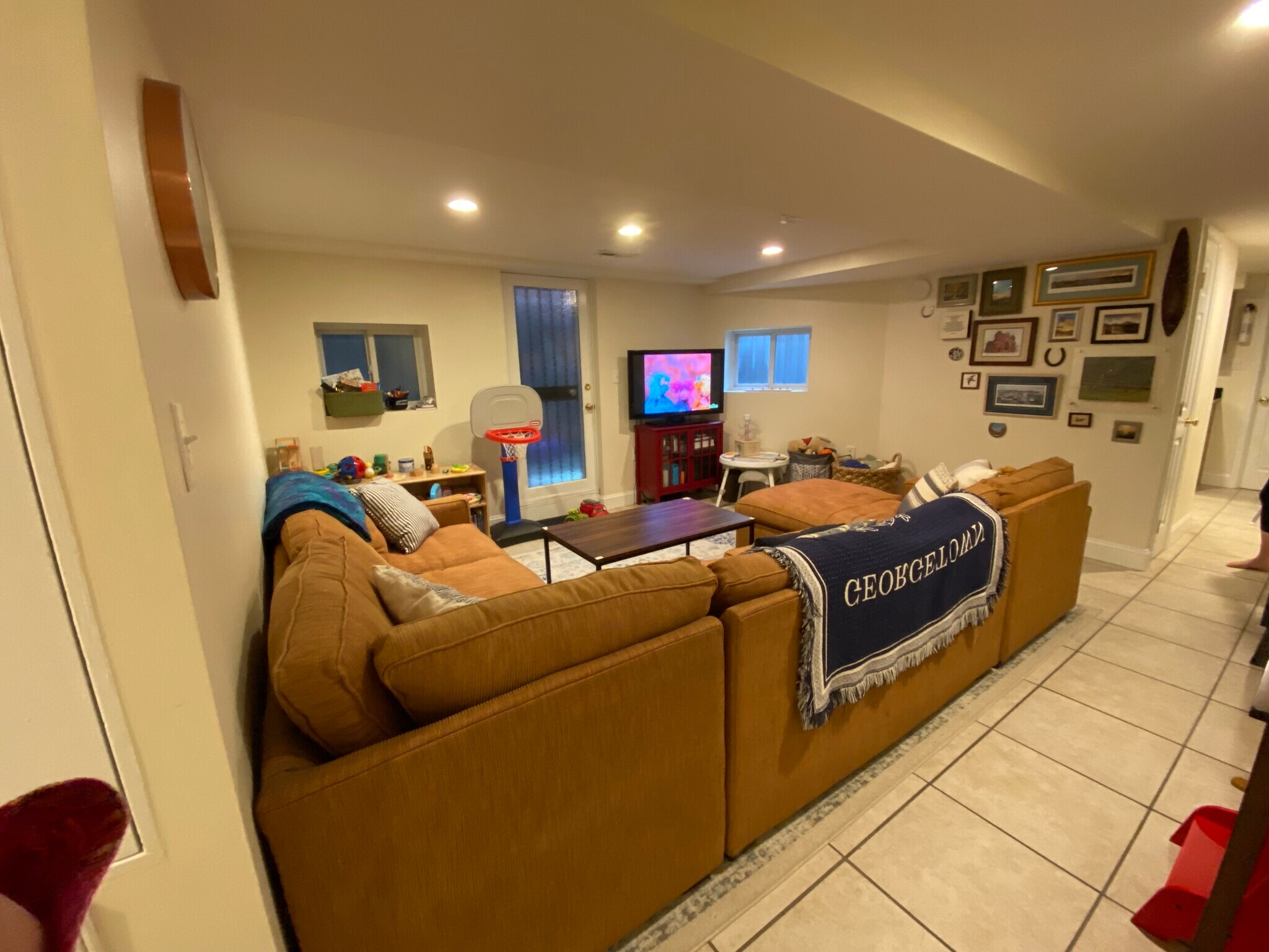 Large living room with second exit - 1859 Mintwood Pl NW