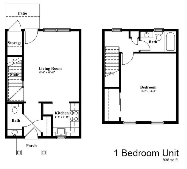 1BR/1.5BA - Mason's Ridge