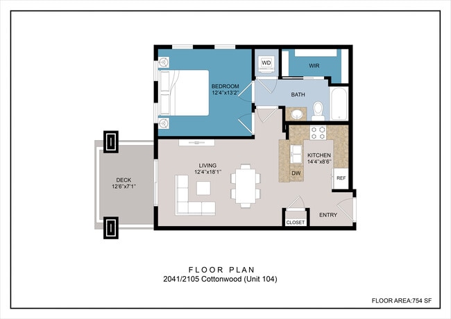 Floorplan - 2041 Cottonwood Rd