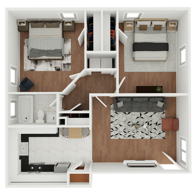 EEO-2BED - 881 North Highland Apartments
