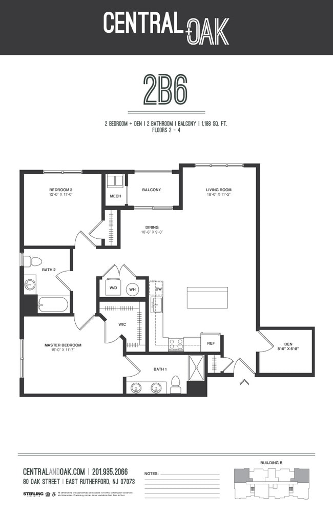Floorplan - Central and Oak