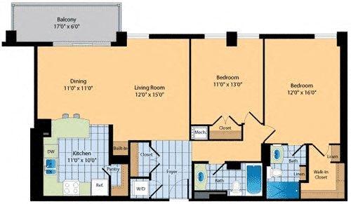 Floorplan - The Ashby at McLean