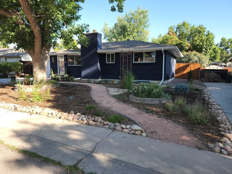 Xeriscaped yard and path - 3485 W Powers Pl