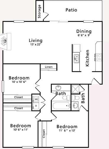 3BR/2BA - Silverado