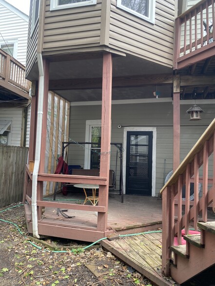 Back porch - 1430 S Floyd St