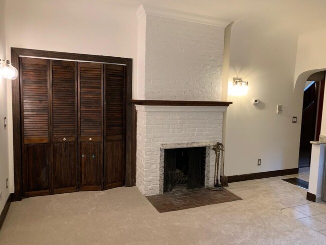 From living room to bedroom French door entry - 2357 Prospect St