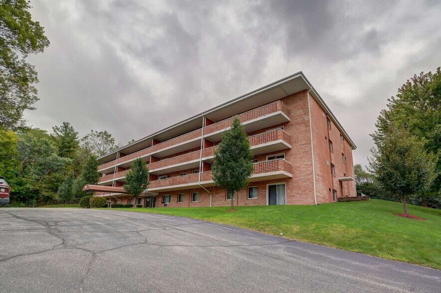 The porches span the entire width of the apartment! - 2051 Allen Blvd