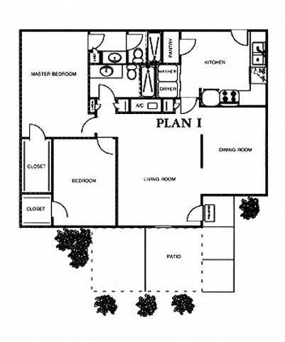 Floorplan - Braeswood Oaks Apartments