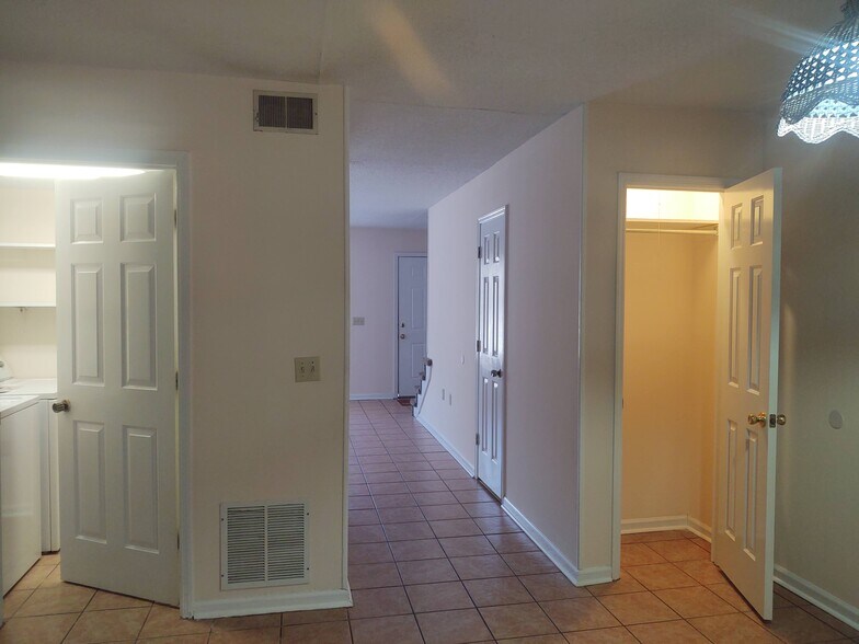 View to front of townhome from patio door - 251 Knight Dr