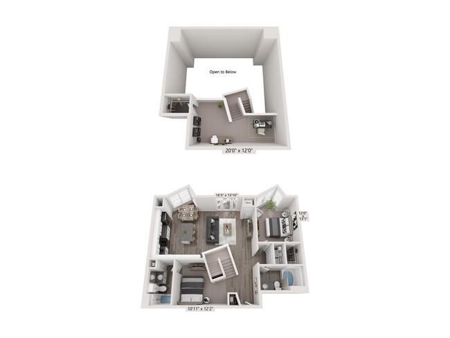 Floorplan - City Gate Apartment Homes