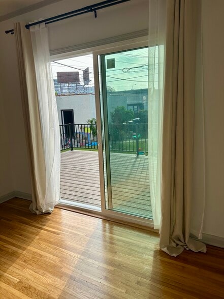 Deck off one bedroom - 1050 S Hayworth Ave