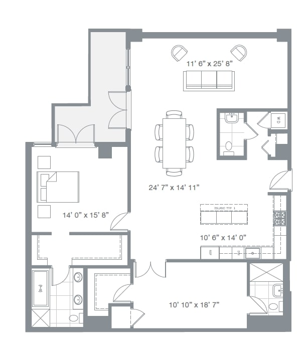 2BR/2.5BA - Watermark Condos