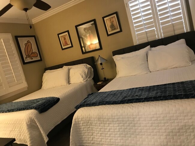 Twin Room with 2 Full Size Beds and 6 drawer dressers. - 3822 Berryman Ave