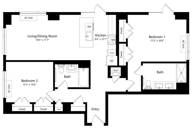 Floorplan - One East Harlem