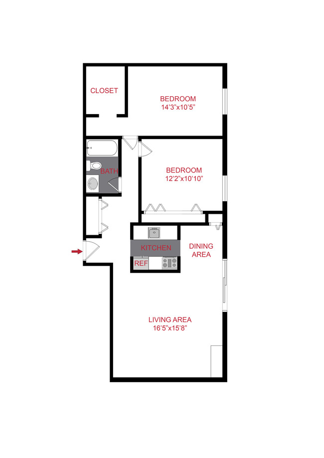 Floorplan - 950 Lafayette