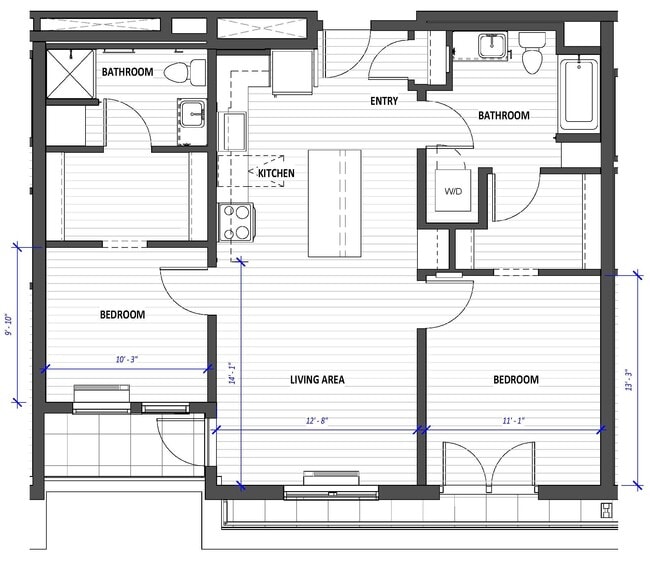 Floorplan - Hyas Point Apartments
