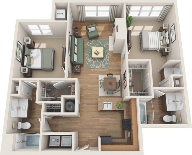 Floorplan - Summerfield At Morgan Metro Apartments
