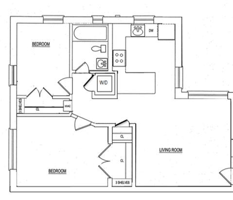 Floorplan - The Gardens at Del Ray II