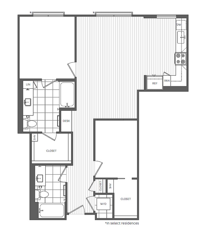2bd / 2ba - The Overlook at Walnut Creek