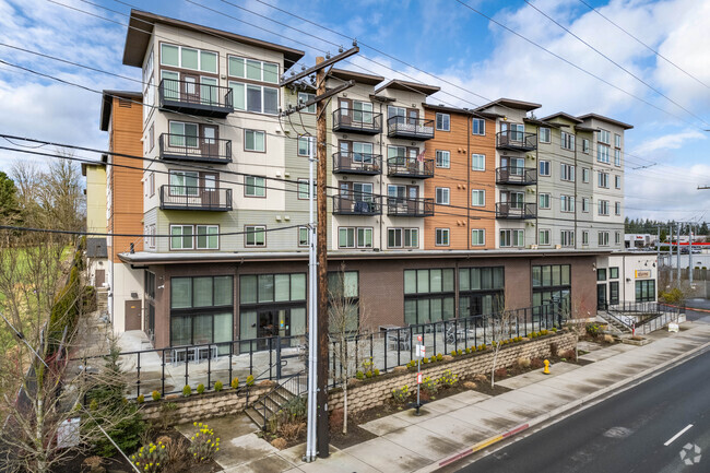 Safe and secure building with controlled access. - Reserve at Everett for 55+ Active Seniors