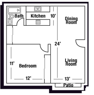 1BR/1BA - Indigo Villas