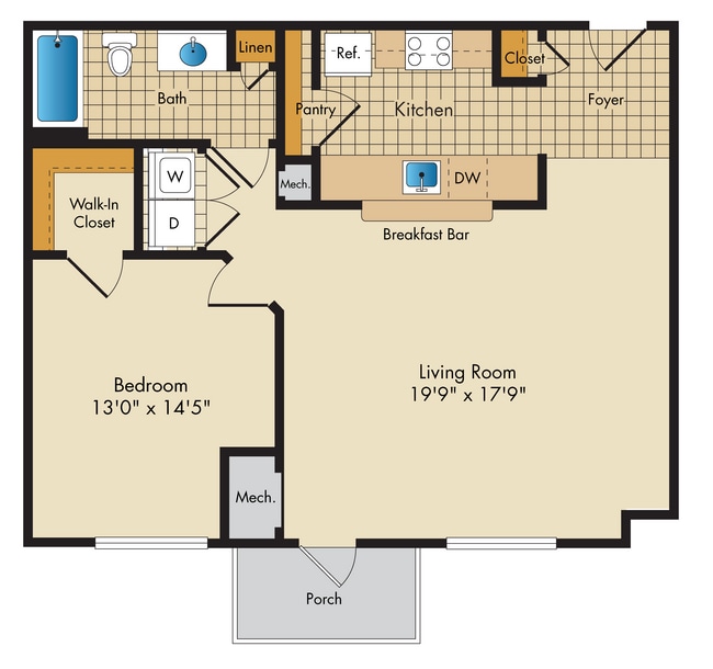 Floorplan - The Courts of Devon