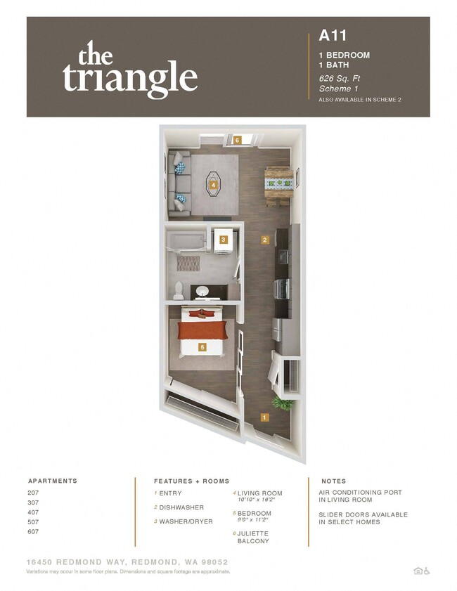 Floorplan - The Triangle