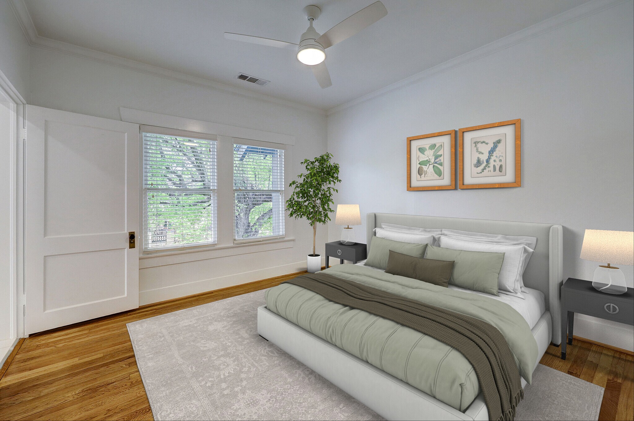 Large bedrooms with lots of natural light. - 603 Euclid St