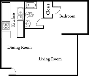 One Bed, One Bath - Vista Azul