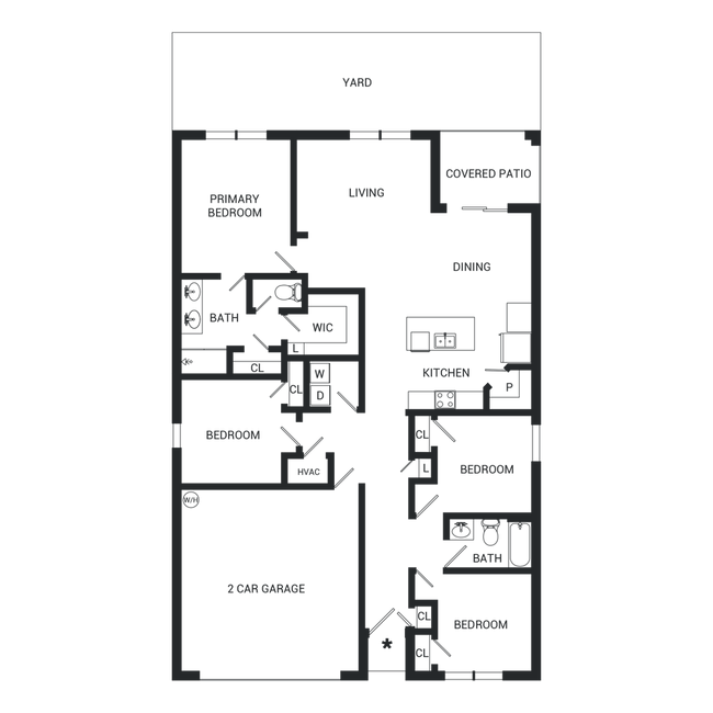 Floorplan - Champions Quarters Rental Homes