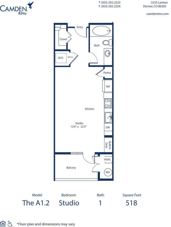 Floorplan - Camden RiNo