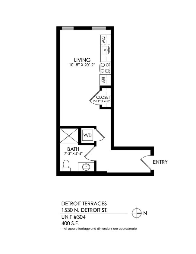 Floorplan - Detroit Terraces