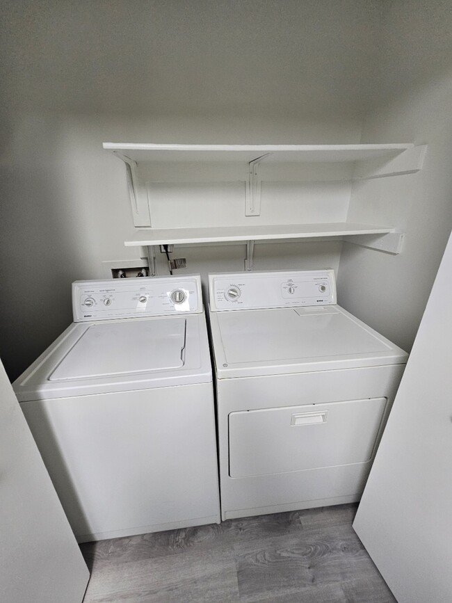 Washer and dryer - 1605 Vicksburg Pl