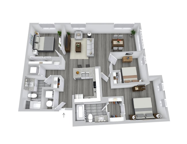 Floorplan - The Residences at Forest Glen