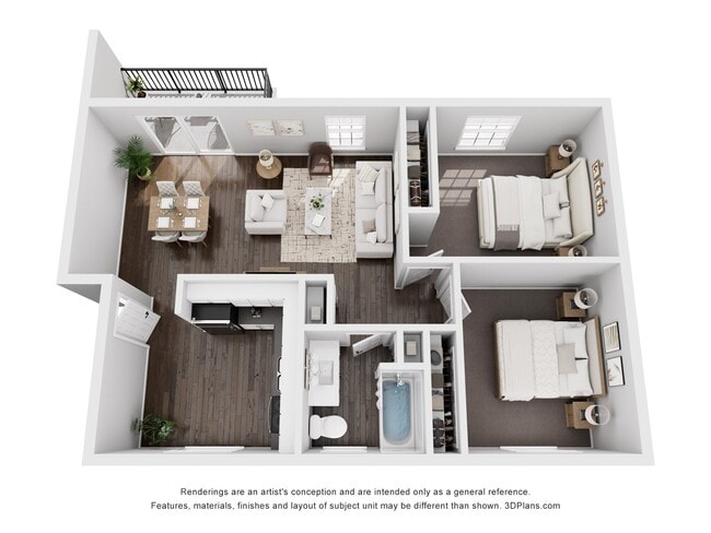 Floorplan - Townhomes by Corinth