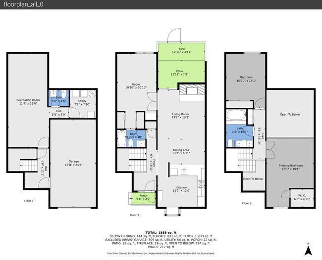 Building Photo - $2,400 - 3 Bed, 2.5 Bath Townhome with Fin...