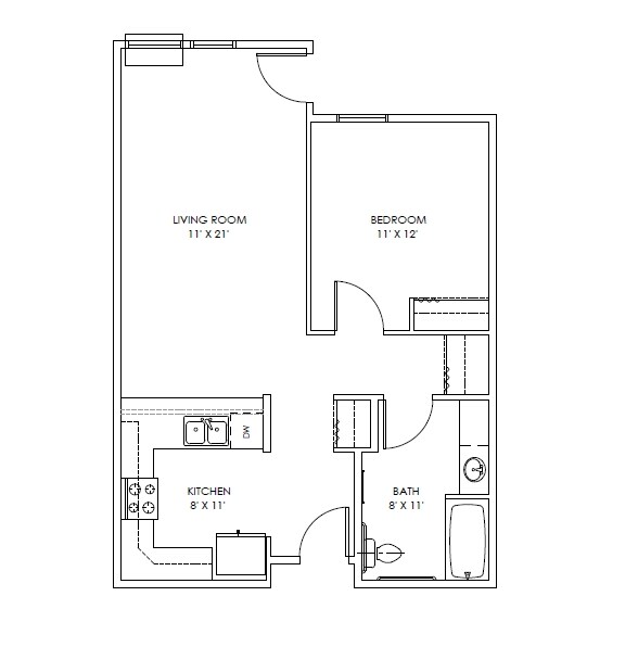 1BR/1BA - Eastgate Station