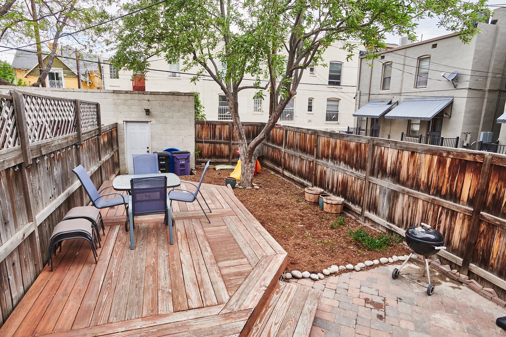 Back yard & deck - 1359 N Marion St