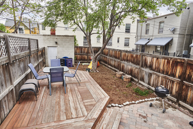 Back yard & deck - 1359 N Marion St