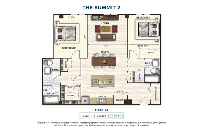 Floorplan - The Pinnacle @ 65